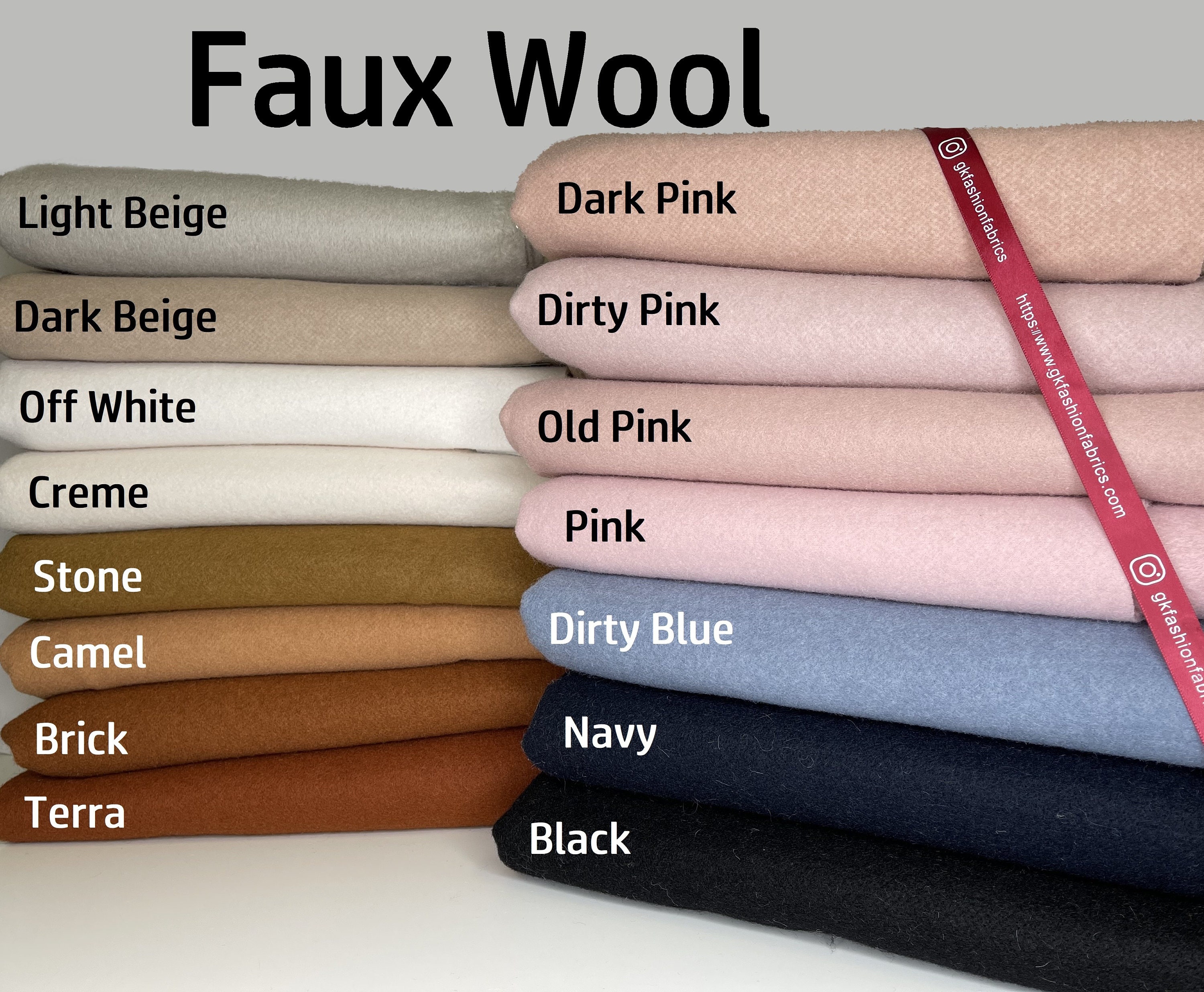 Woolen Fabric 14112020, Faux Wool Fabric, Coat Fabric, Autumn