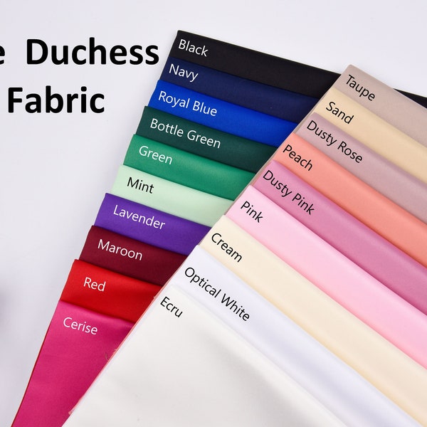 Silk Duchess Satin Etsy