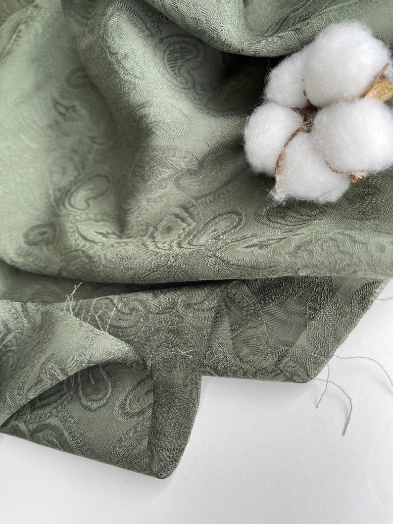 Silky Finish, Viscose Jacquard Fabric