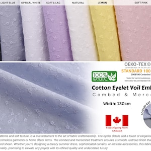 Dyed 100 % Cotton Eyelet Embroidery, Embroidery Lace, Small floral, Quilting, Floral embroidery, Cotton Lace Fabric, Scalloped Pattern