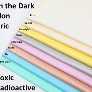 Glow in the dark  Nylon water resistant and   wind resistant fabric  , glow in the dark , Multipurpose Glow-in-the-Dark