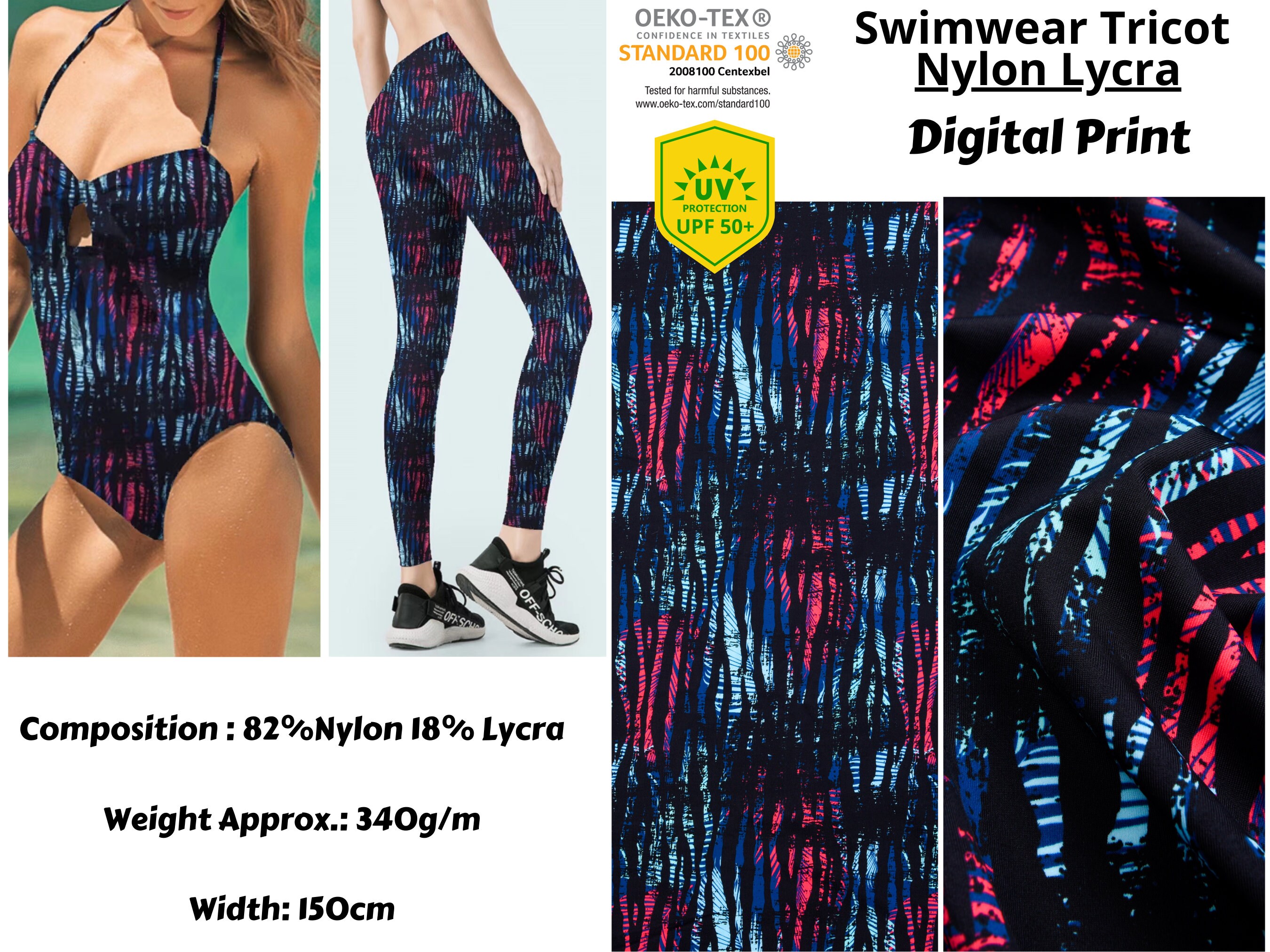 Spandex / Neoprene Material Swimwear & Beachwear Sportswear Type