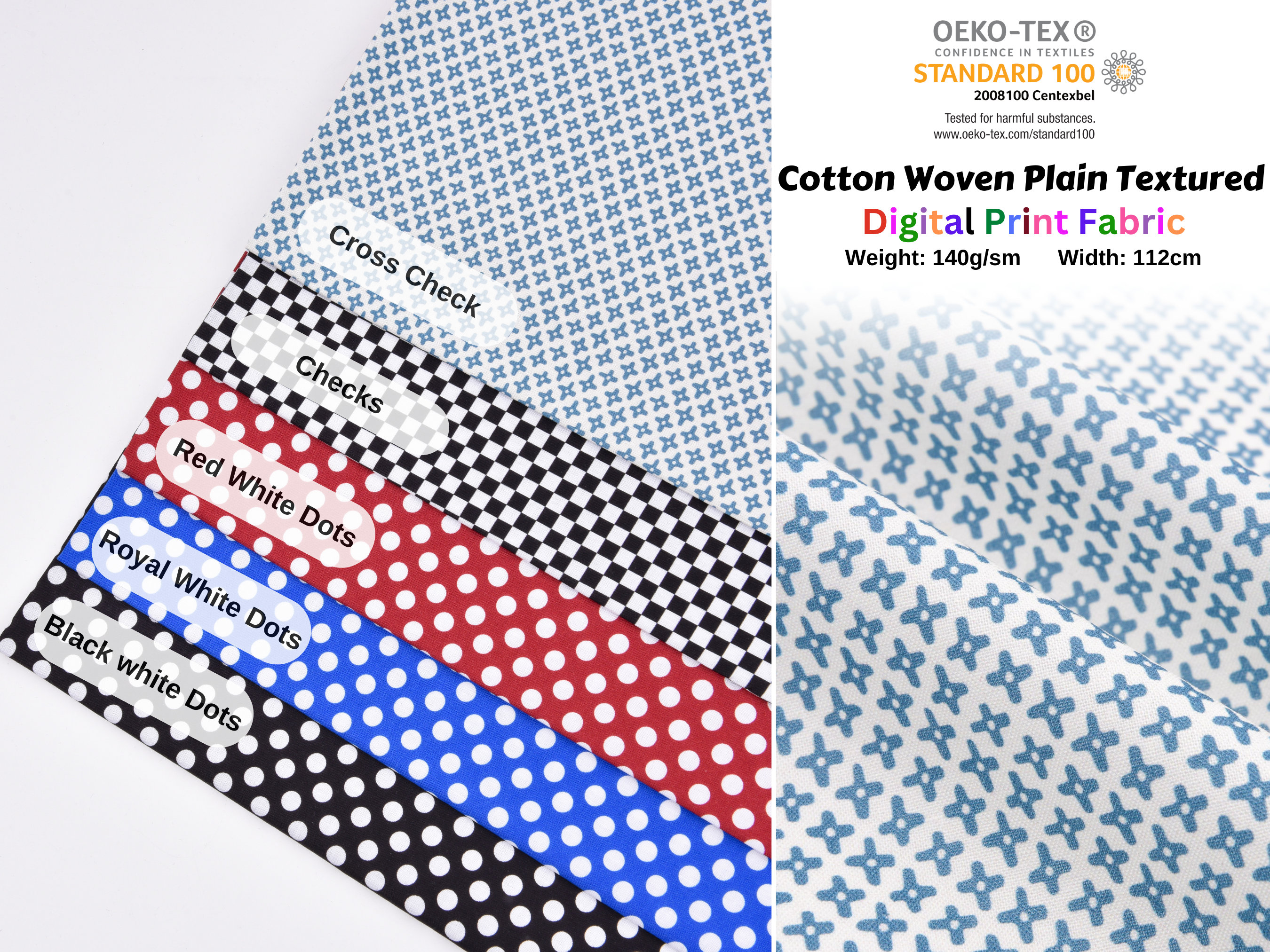 NEW Bluey Cotton Fabric 112 cm width