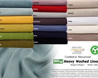 Heavy Washed Linen