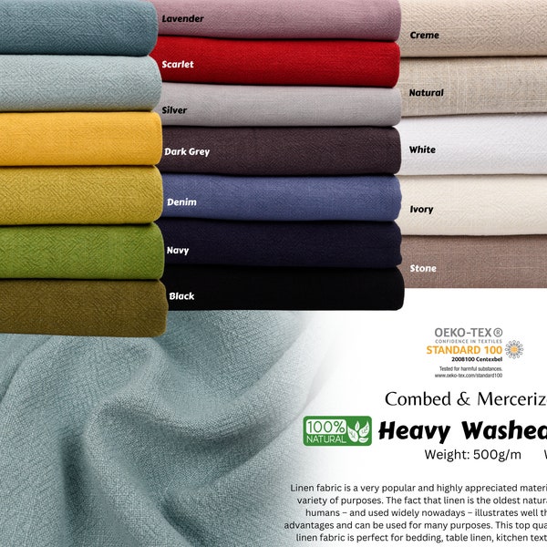 Heavy Washed Linen