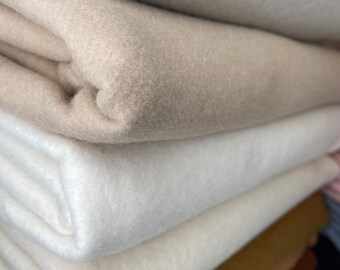 Off-White Textured Wool Fabric 96878 – Fabrics4Fashion