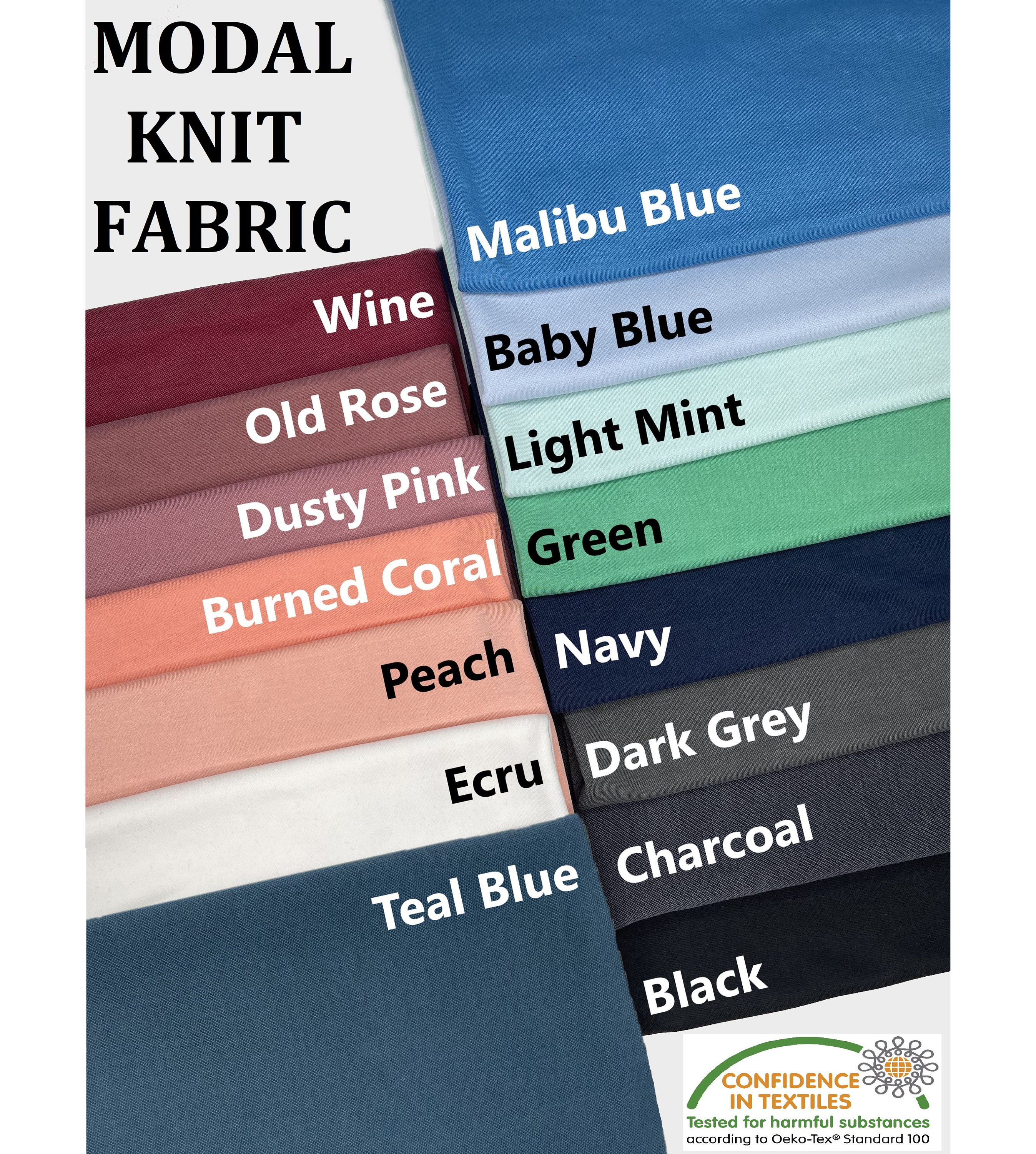 Modal/cupro-zwart als kolenstof, zachtste modal-stof, modal-stof, cupro-stof, modal katoenen stof, zwarte stof, MicroModal-jersey