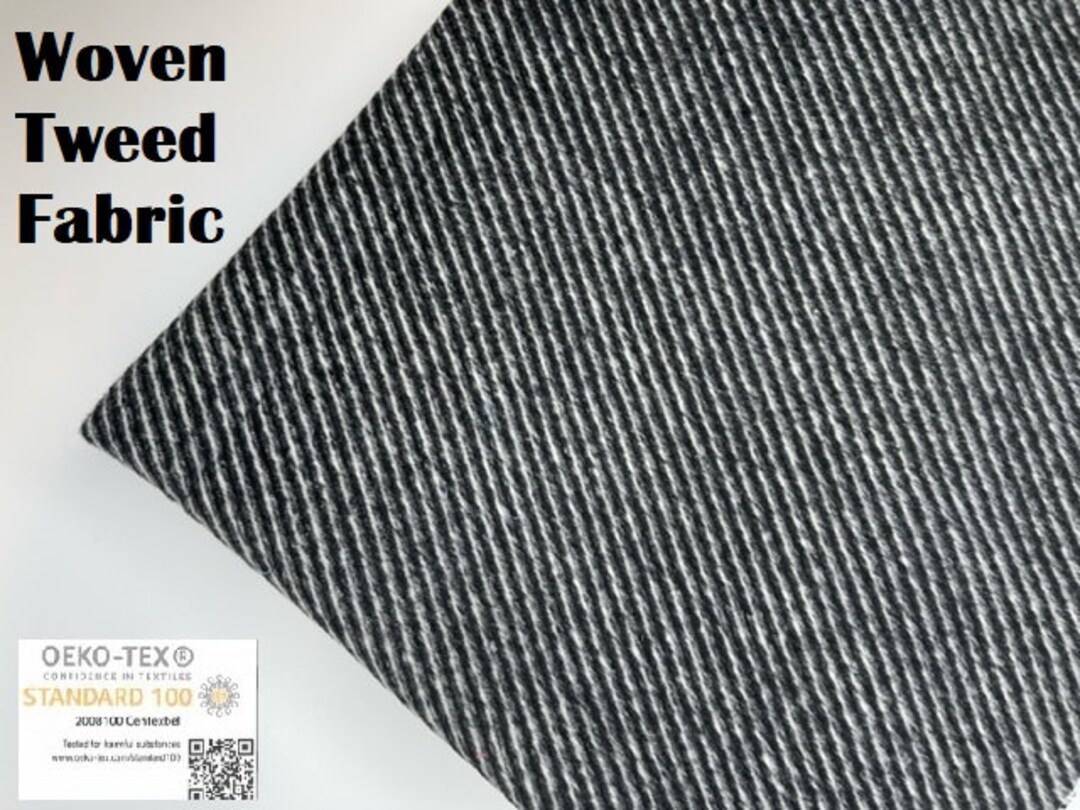 Woven tweed fabric sale
