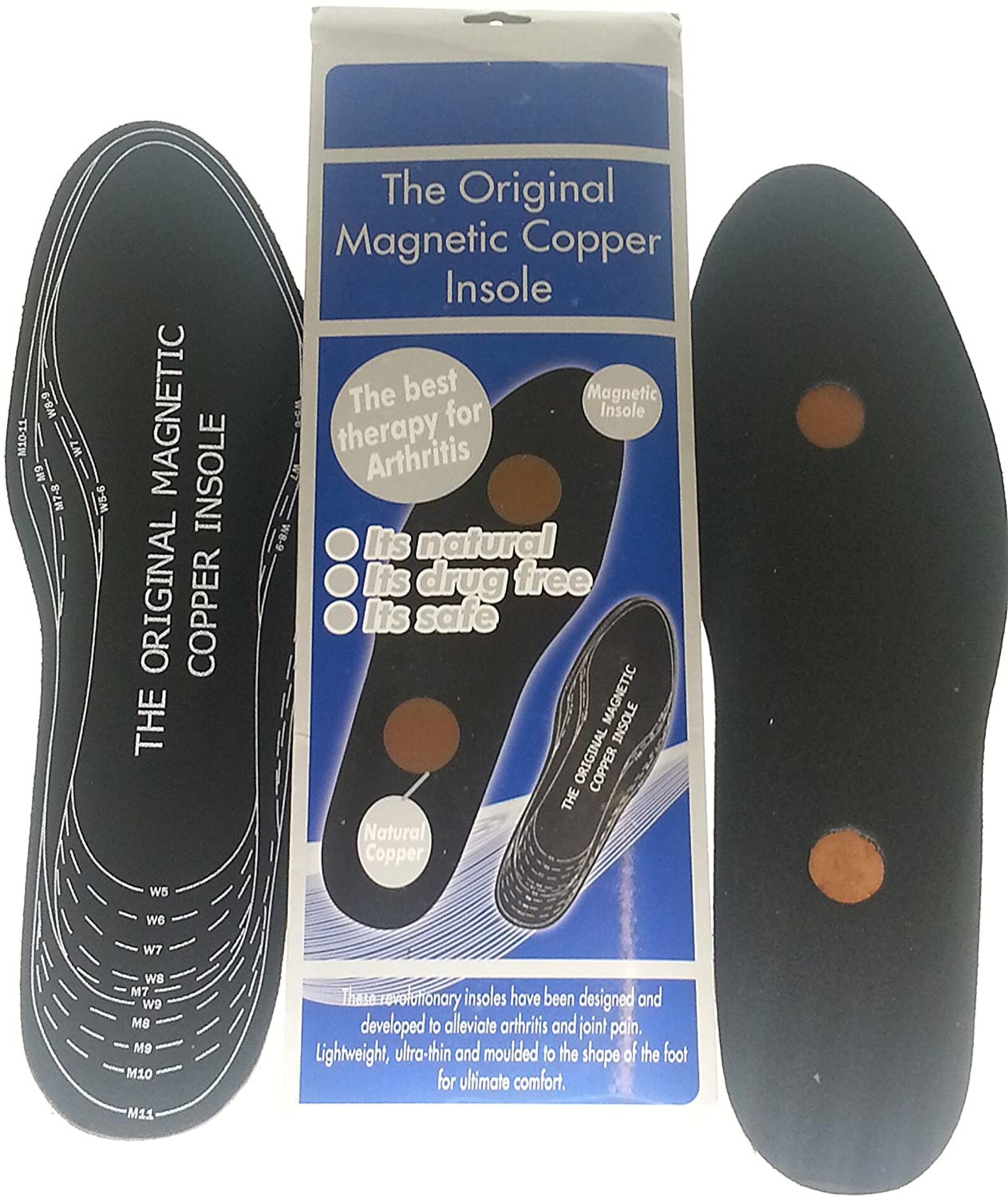 Copper Insoles Suitable for Poor Circulation Healing Etsy