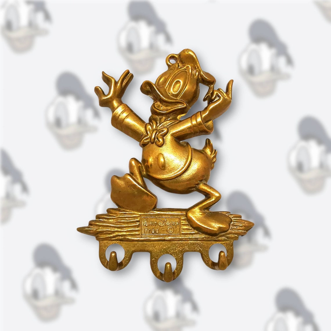 Vintage Walt Disney Donald Duck messing wandrekje / Etsy