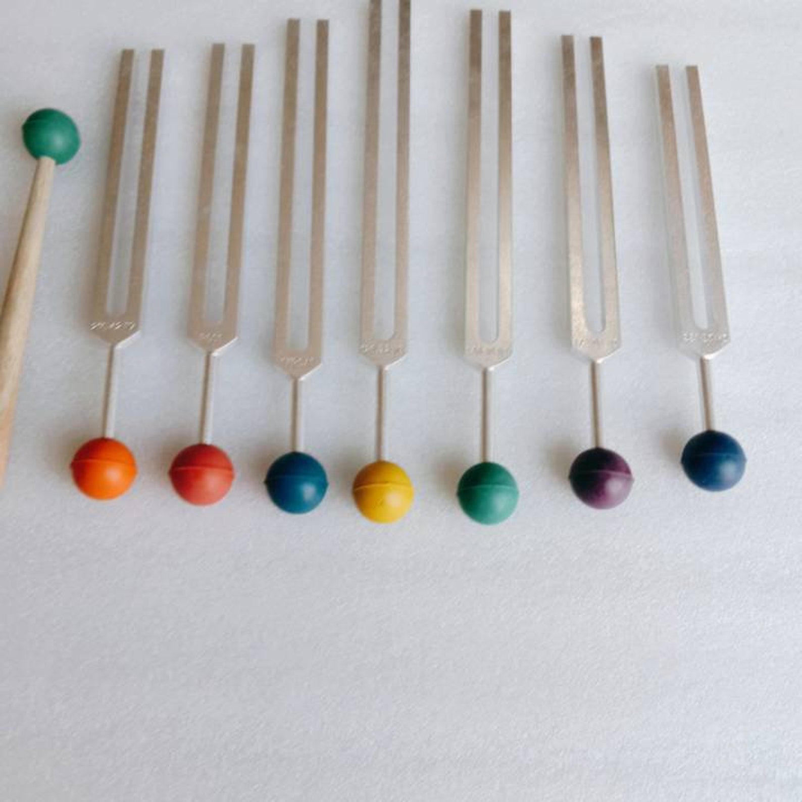 Chakra tuning fork set of 7 sound healing tuning maditation Etsy