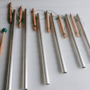 Solfeggio set of 6 healing tuning pipe