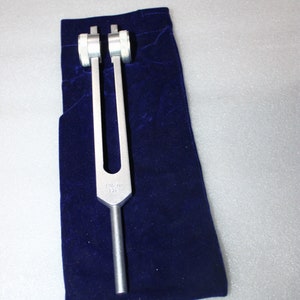 136.10 hz  Om weighted tuning fork with pouch and mallet