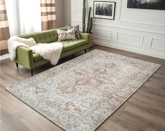 Heriz Rug, Persian Style Rug, Oversize Carpet, Rugs for Living Room, Area Rug 9x12, Vintage Rug 9x12, Oriental Rug, Farmhouse Rug, Large Rug