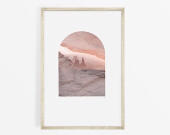 Southwestern Wall Art, Utah wall art, decoración de la pared del desierto, decoración boho western, puesta de sol en el desierto