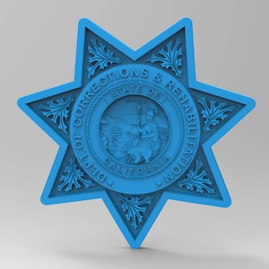 California department of corrections usa 3d stl model for cnc and 3d printing