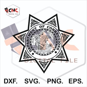 Department of corrections Illinois svg dxf vector gile