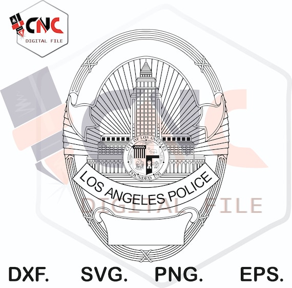 ロサンゼルス警察（LAPD）制帽とバッジ LAPD制帽資料