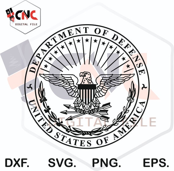 United States Department Of Defense Seal Die-Cut Sticker – 1.25'' – Rayd Workshop