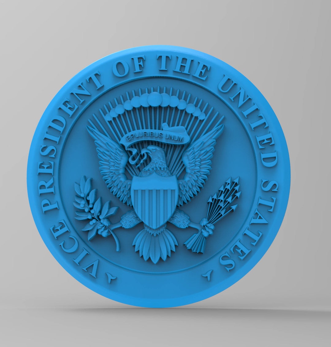 Vice President Seal USA America 3d Stl Model for 3d Printing and Cnc