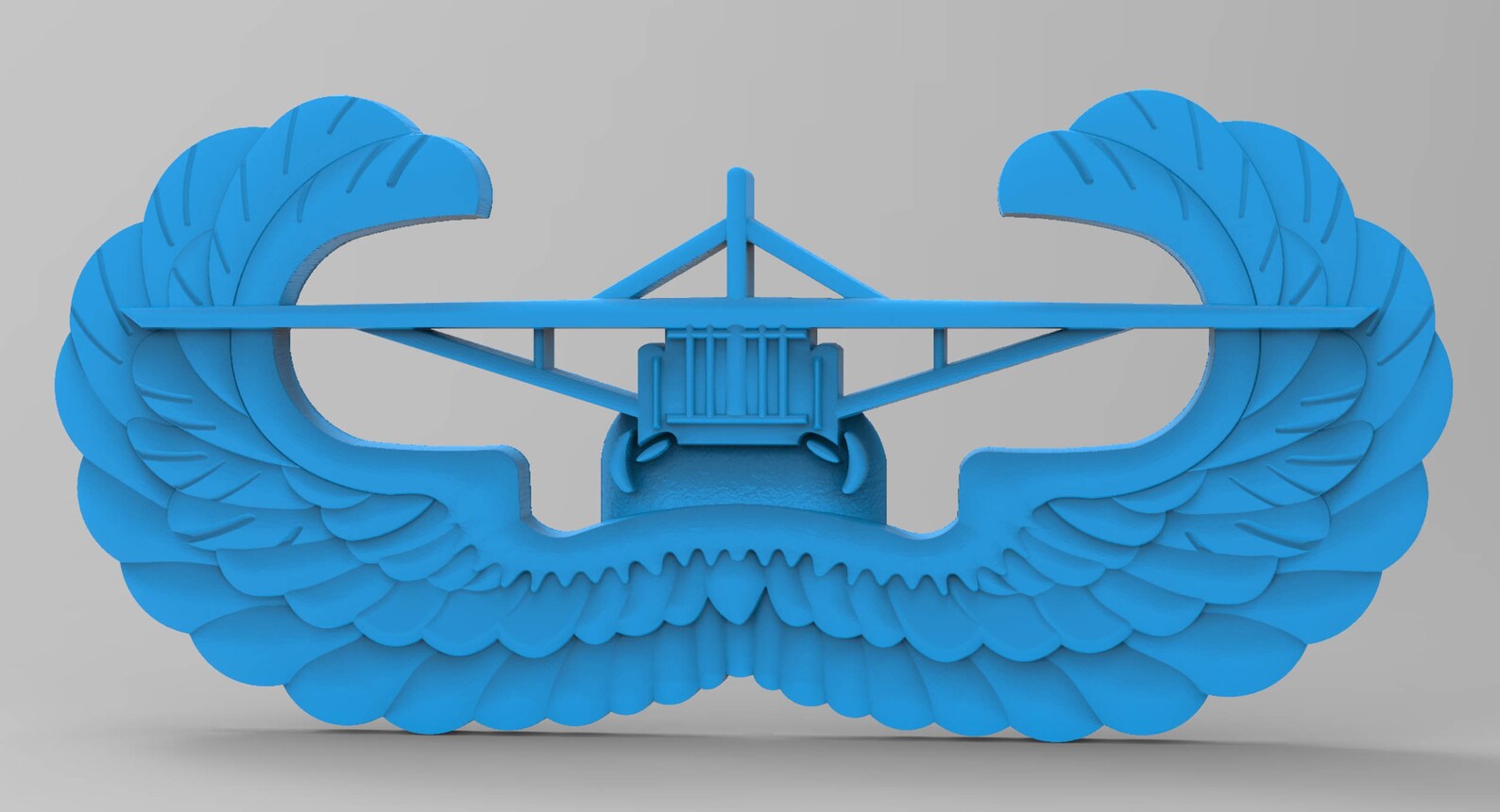 USA Army WW2 Glider Badge Stl 3d Etsy
