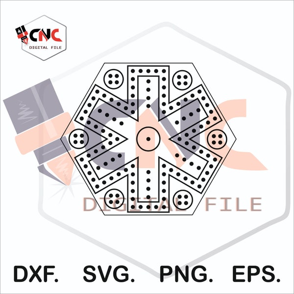 Schnellspur oder Verengungsspiel Brett svg DXF cnc laser