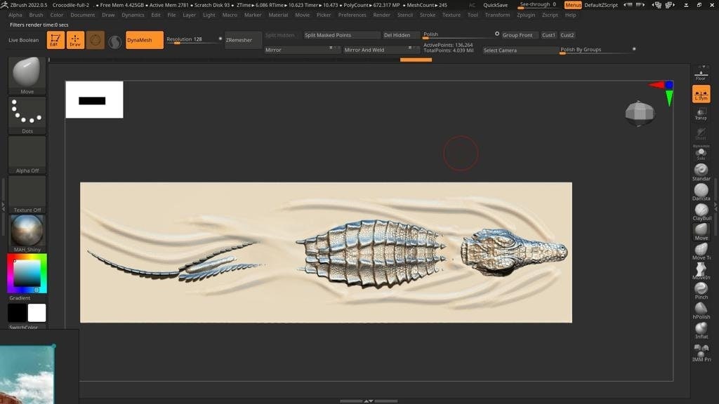 Crocodile Swiming 3d Stl File Table Top or Wall Mount Design - Etsy