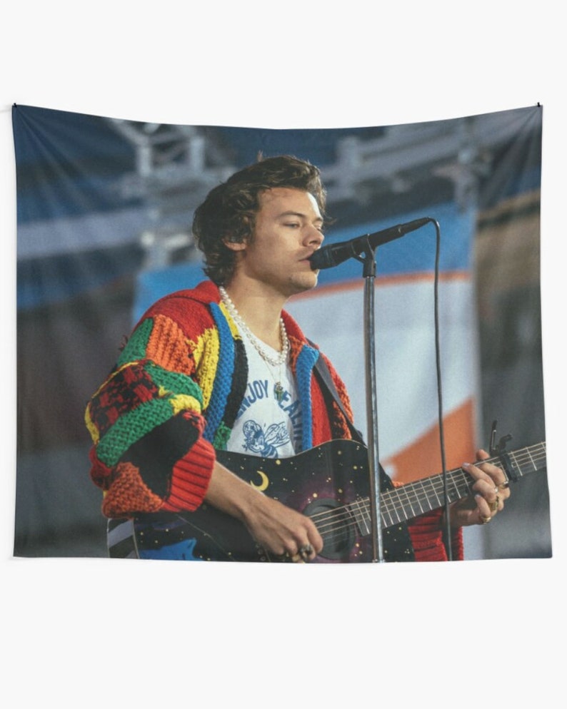 Harry Styles Patchwork Cardigan Tapestry & Wall Hanging | Etsy