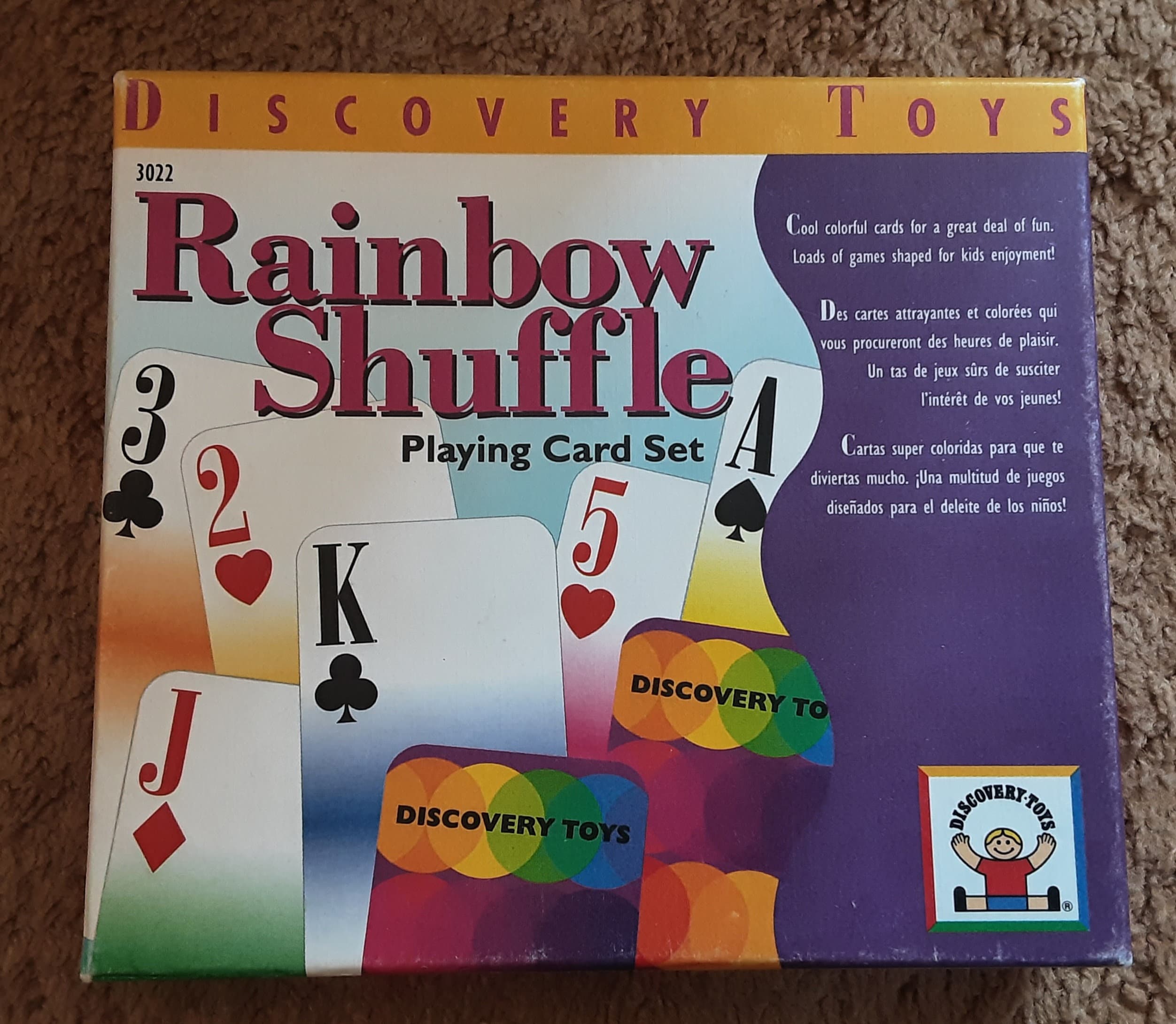 Discovery Toys Game Set Wiz Kidz Rainbow Shuffle Wrap Learn