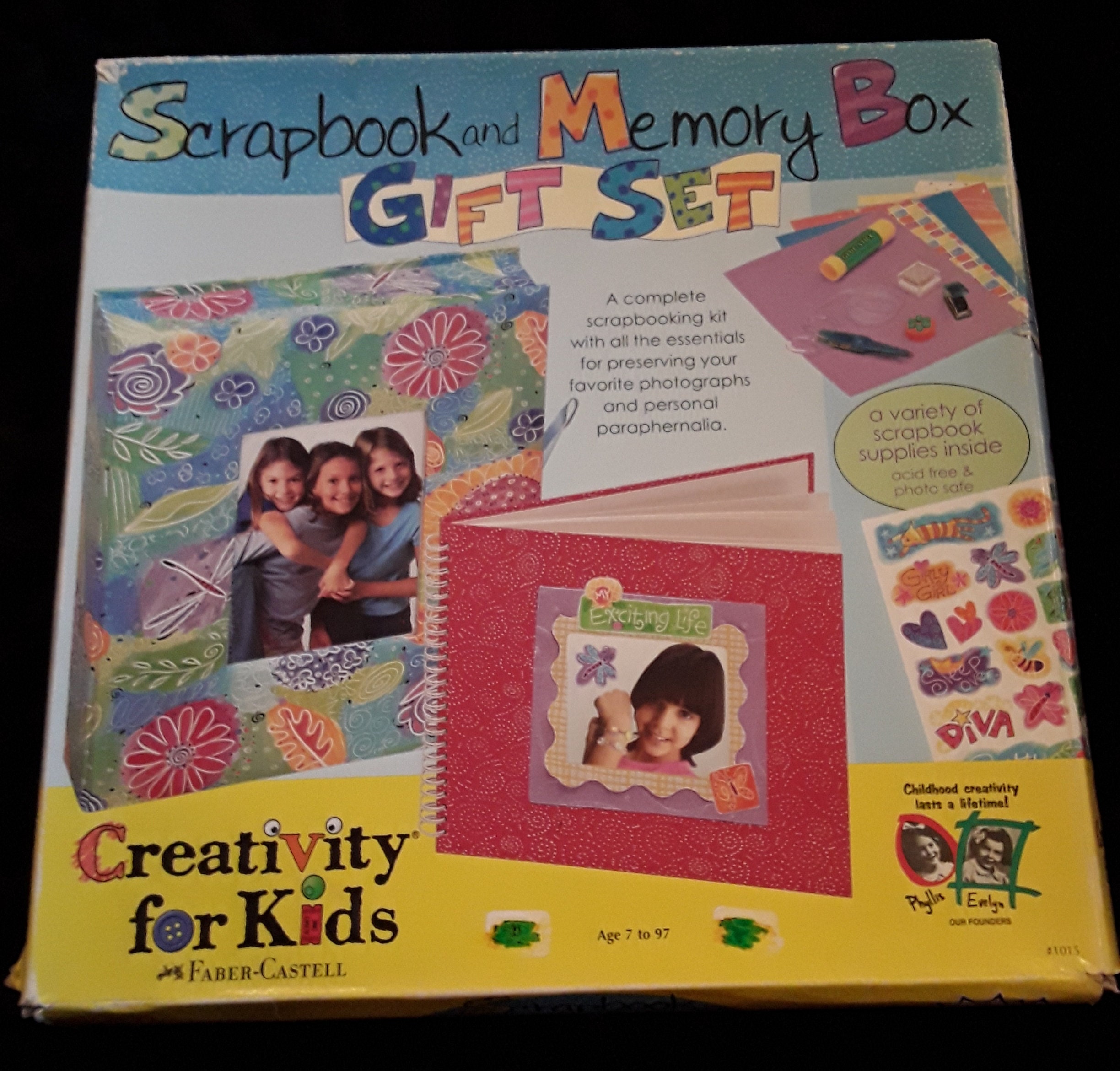 Scrapbook and Memory Box Set Creativity for Kids 