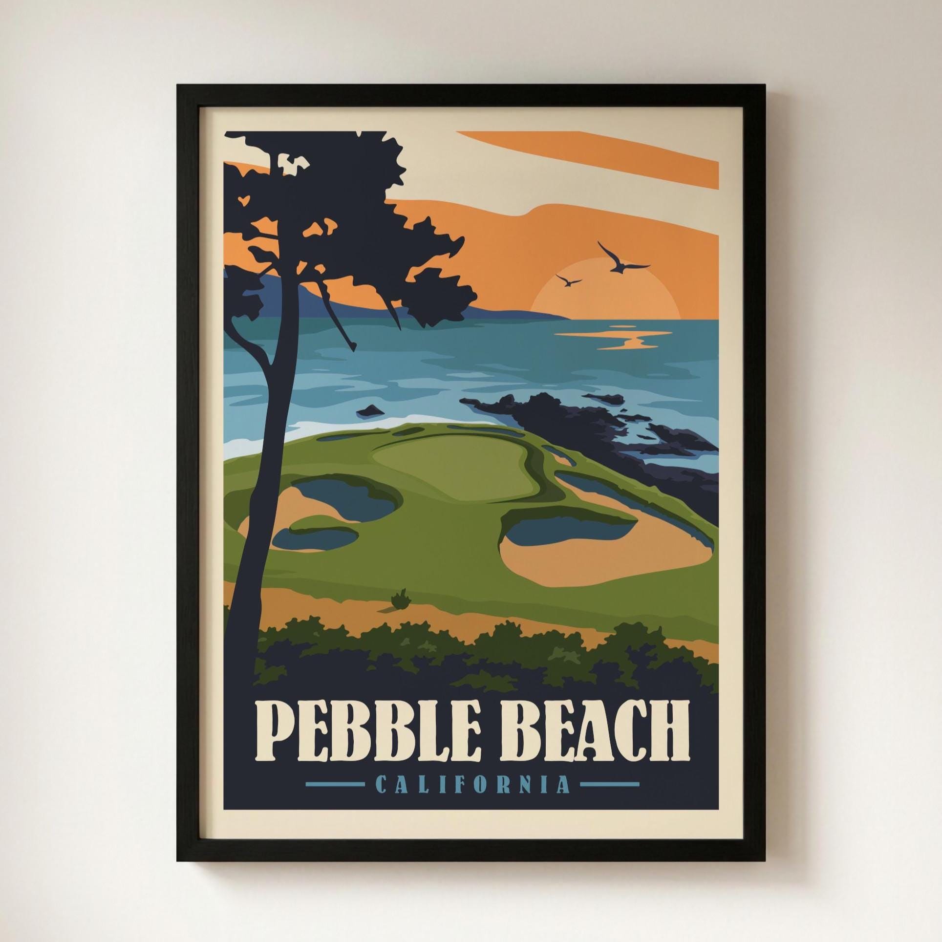 Pebble beach golf - Etsy 日本