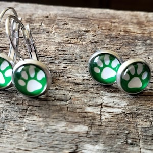 Paw Print Earrings