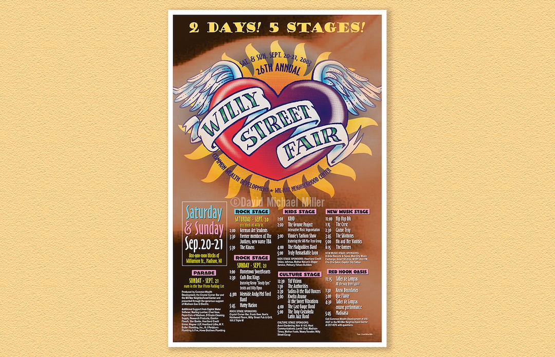 Willy Street Fair 2003 Poster - Etsy