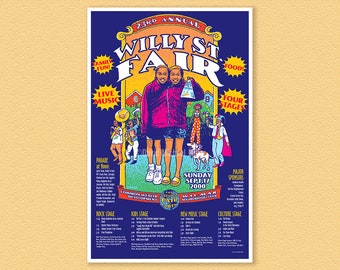 Willy Street Fair 2000 poster