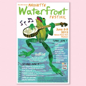 Plakat Waterfront Festival 2013