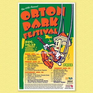 Plakat festiwalu Orton Park 2010