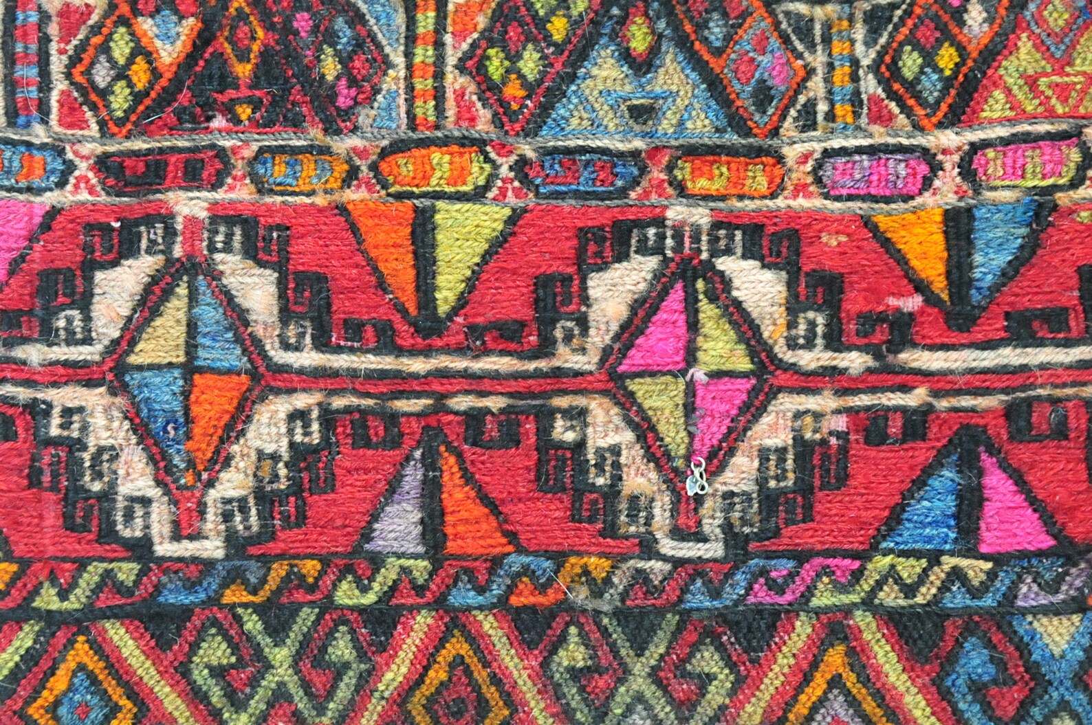 Vintage Turkish Tapestry Wall Hanging Etsy