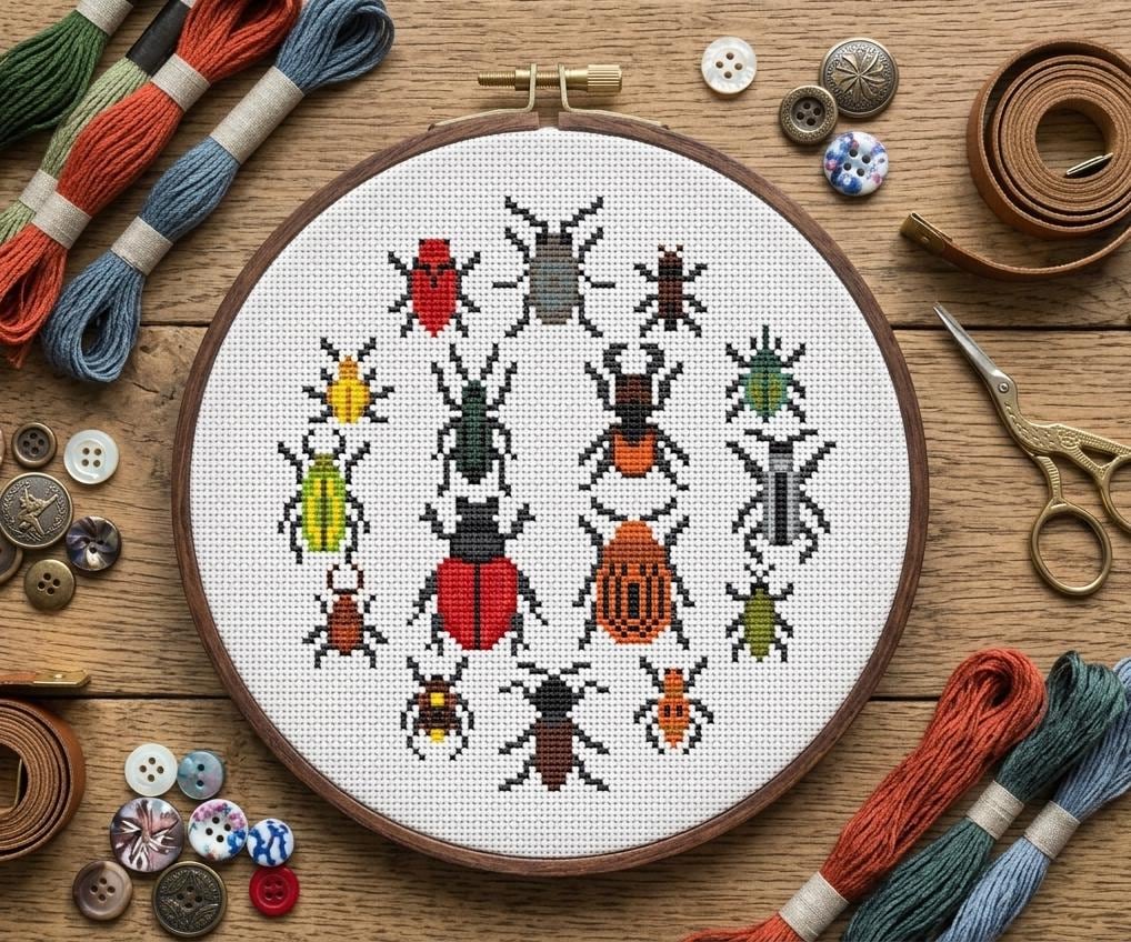 Beatles cross stitch - Etsy 日本