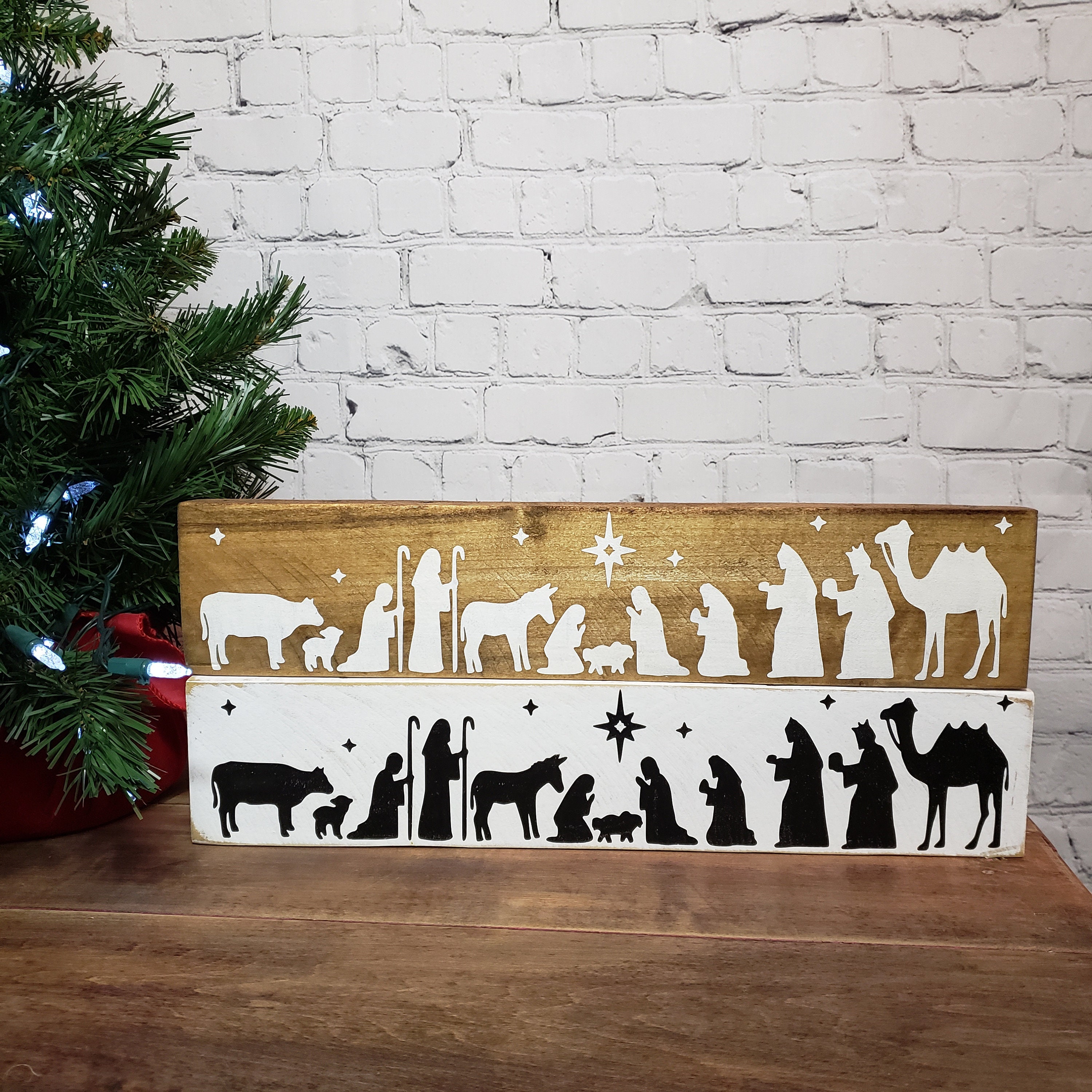 Nativity Nativity Scene Nativity Sign Wood Nativity | Etsy