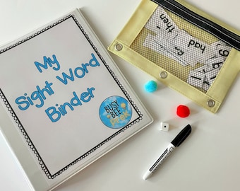 Sight Word Activity Binder: Kindergarten & First Grade Learning