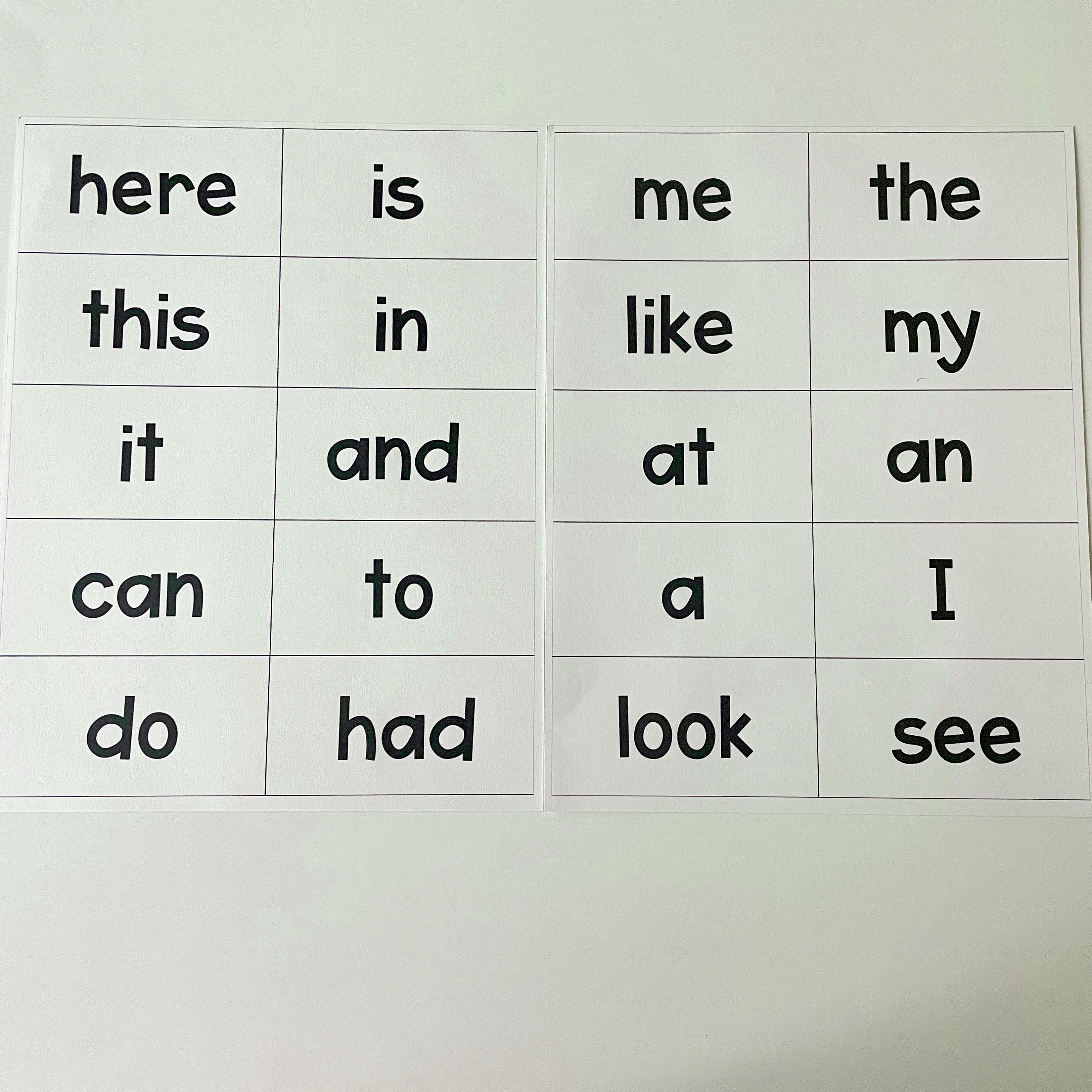 Kindergarten Sight Words Flashcards High Frequency Words Etsy