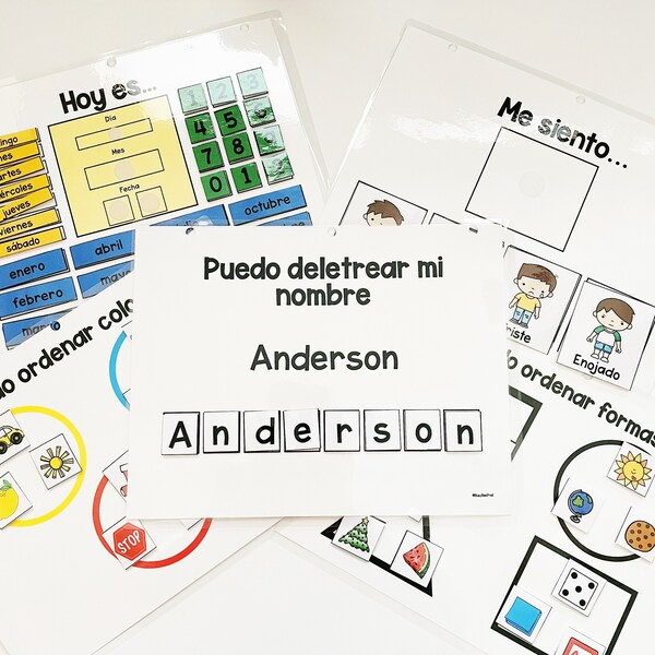 Spanish Learning Binder Etsy