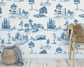 Vintage wallpaper traditional countryside wallpaper self adhesive