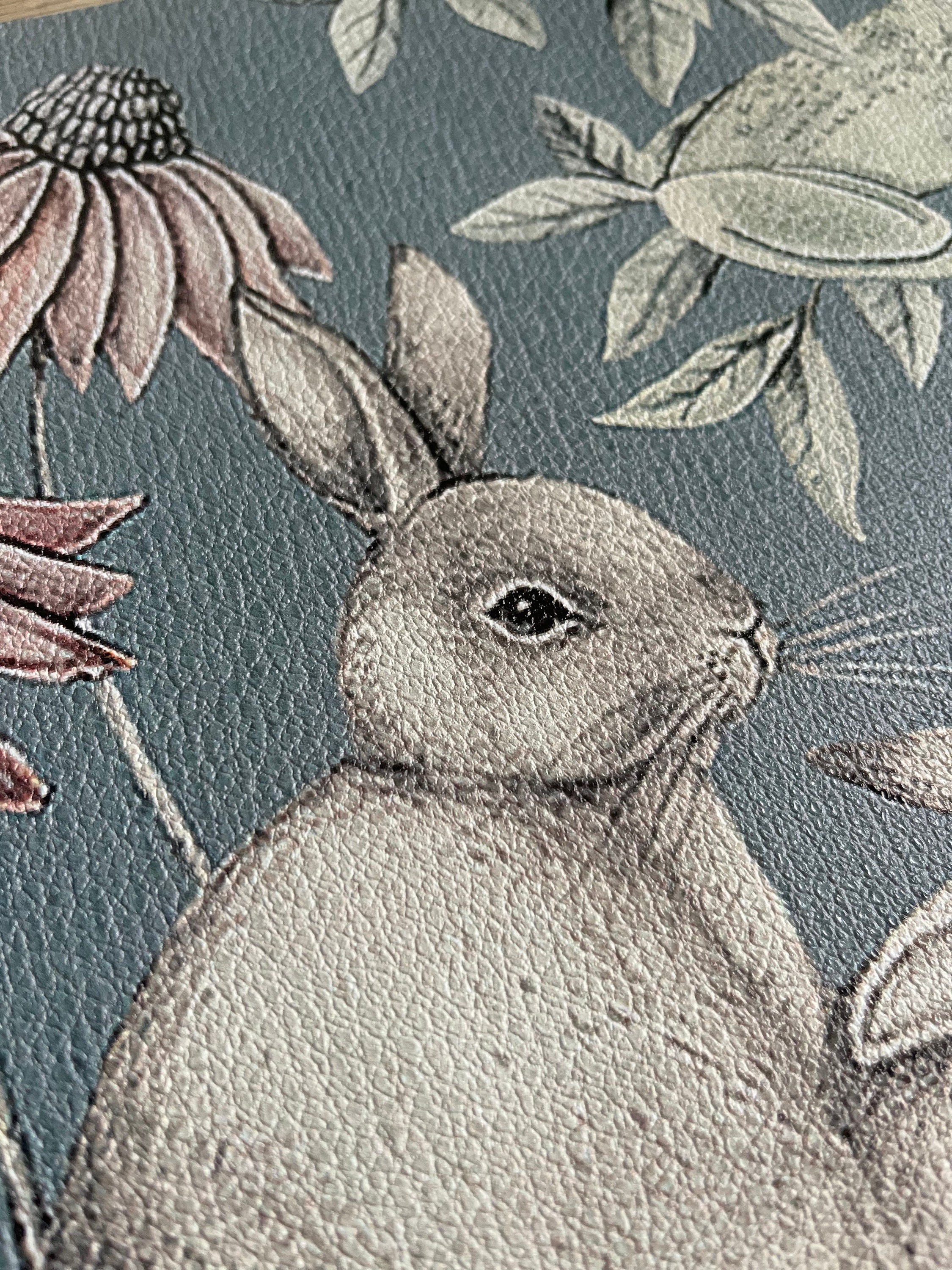 Removable Vintage Woodland Wallpaper Forest Animals Self Etsy