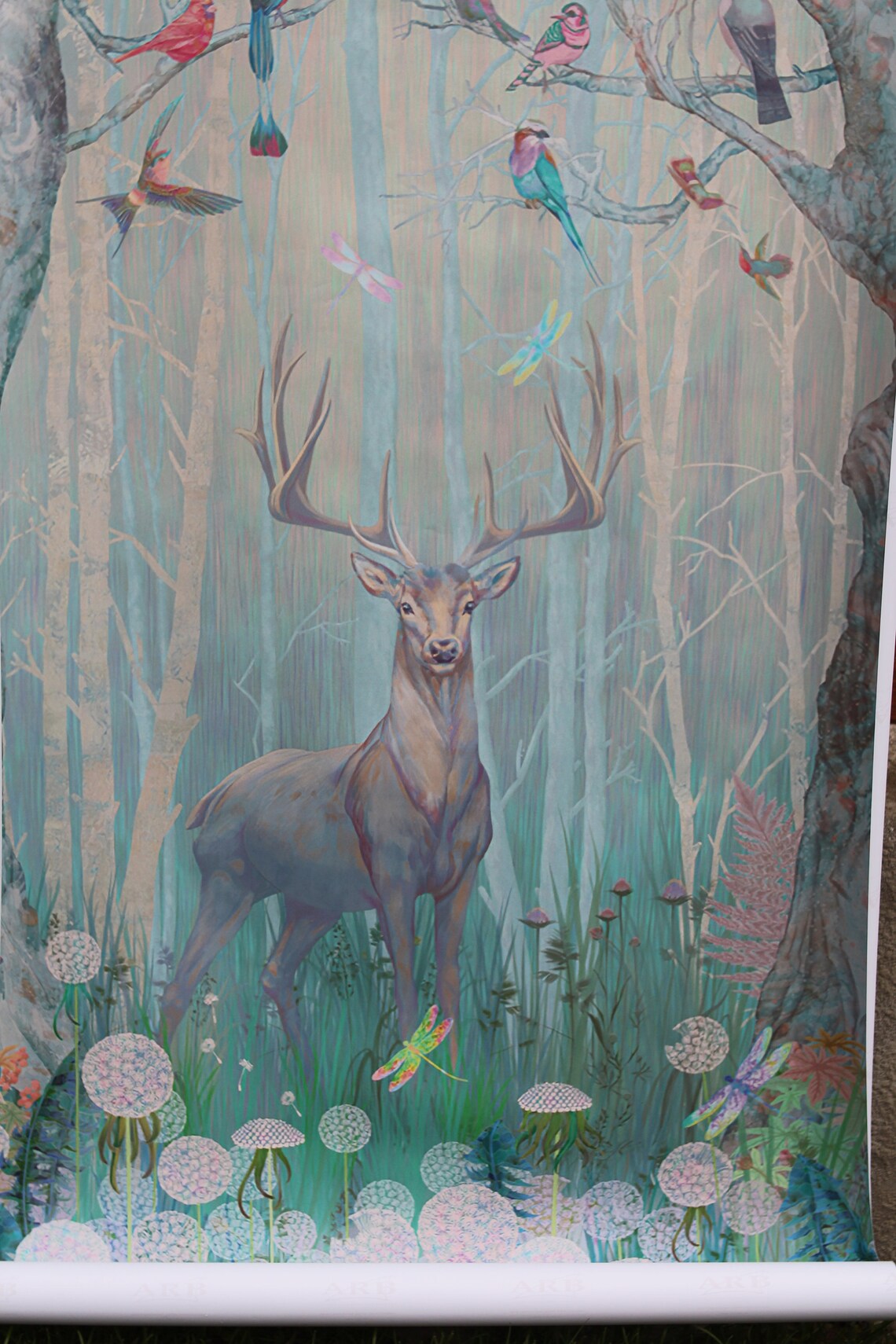 Kinderzimmer Zauberwald Elch Tapete Kinder Märchen