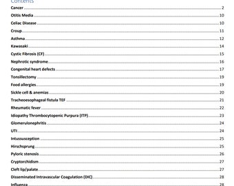 Pediatric Condensed Notes (32 Pages)