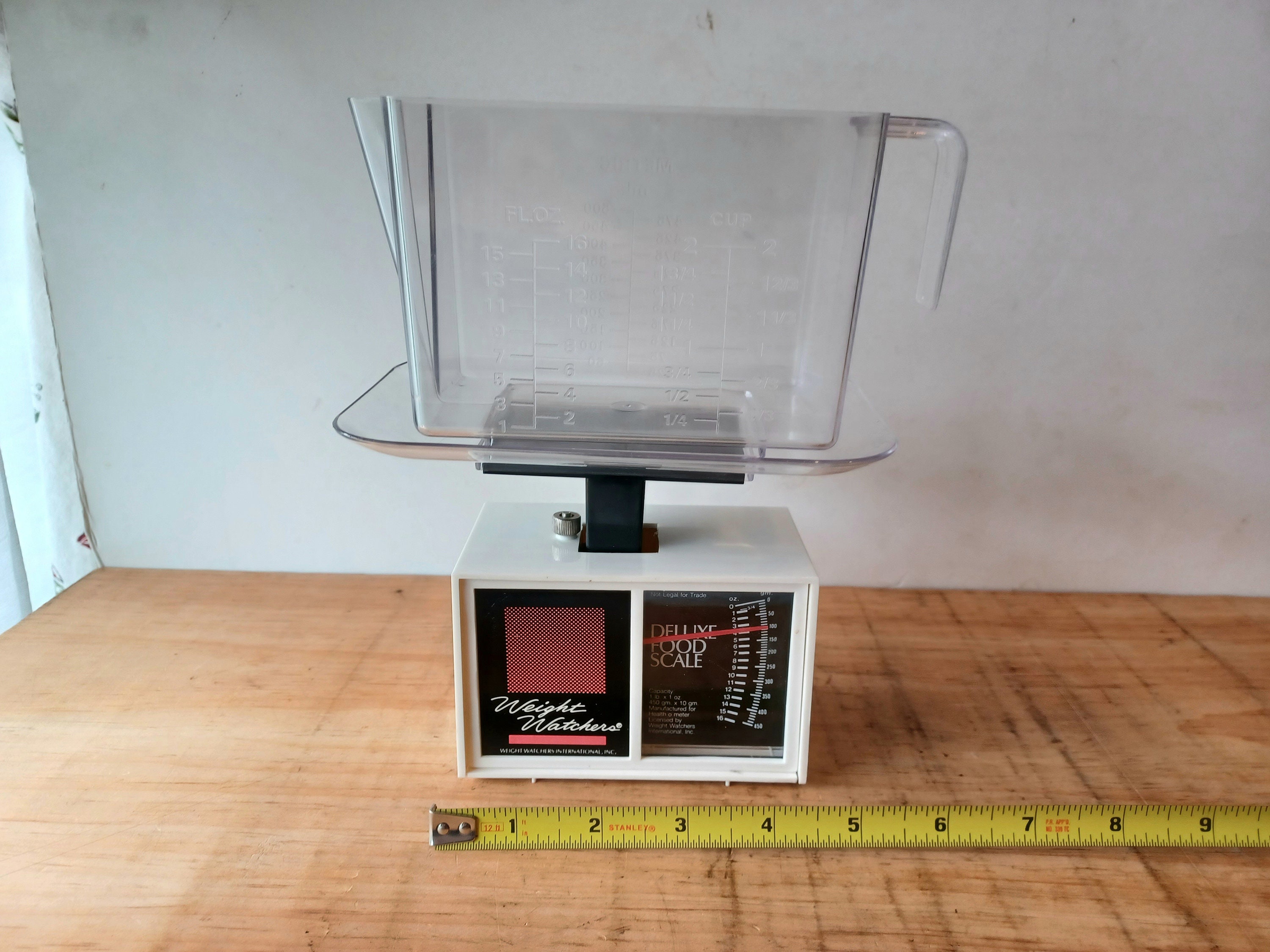 Vintage Weight Watchers 16 Oz Food Scale. Made In Carlstadt NJ In