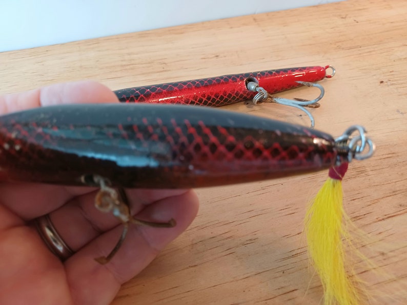Handmade Wood Fishing Lures Etsy