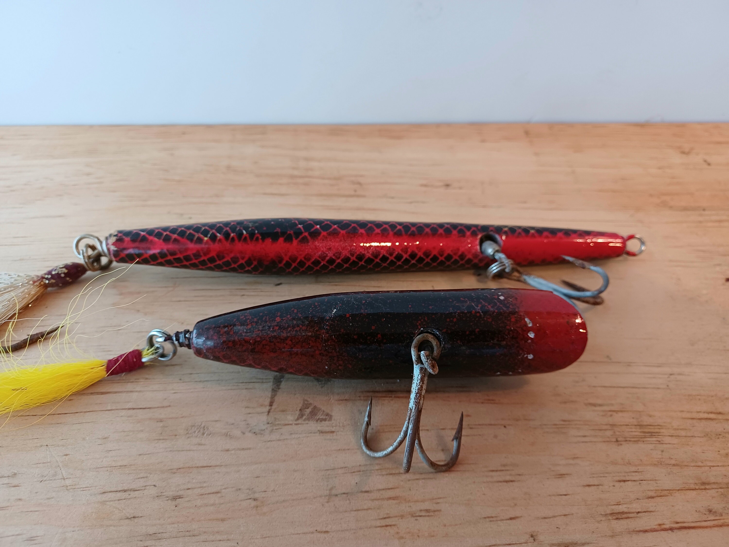 Handmade Wood Fishing Lures Etsy