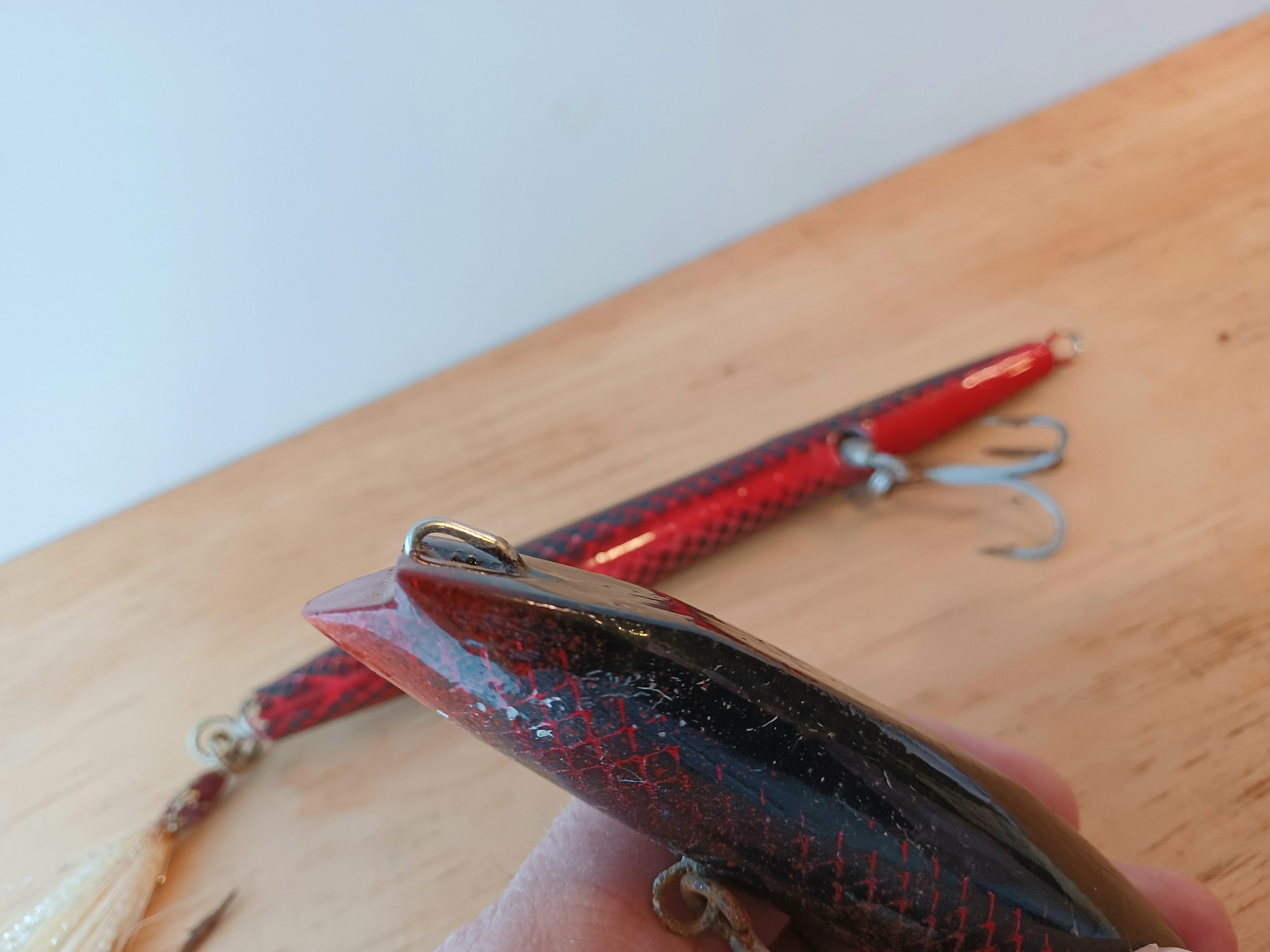 Handmade Wood Fishing Lures Etsy